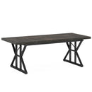 Wood Dining Table, Farmhouse 70.8" Kitchen Table for 6 People