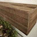 47 Inch Reclaimed Rustic Natural Wood Mantle by Decor Steals