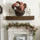 47 Inch Reclaimed Rustic Natural Wood Mantle by Decor Steals