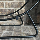 Black Iron Loop Fireplace Log Holder by Decor Steals