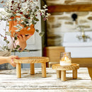 Pine Wood Risers, Set of Two by Decor Steals