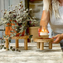 Pine Wood Risers, Set of Two by Decor Steals
