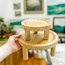 Pine Wood Risers, Set of Two by Decor Steals