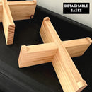Food Safe Wooden Risers, Set of 2 by Decor Steals