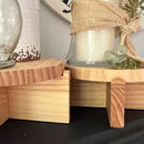 Food Safe Wooden Risers, Set of 2 by Decor Steals