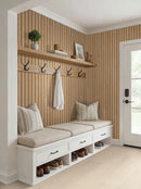 MSI Natural Reeded Acoustic Wood Slat Panels
