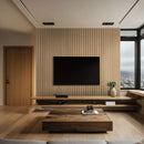MSI Natural Reeded Acoustic Wood Slat Panels