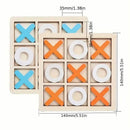 Wood Tic-Tac Toe XOXO Board Game
