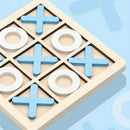 Wood Tic-Tac Toe XOXO Board Game