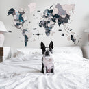 Bundle: Colored Map and Airplanes Pins