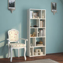 66 Inch Tall 5 Tiers Wood Bookshelf with 10 Open Compartments-White by LJGDeals