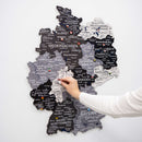 3D Germany Wooden Map Nordik