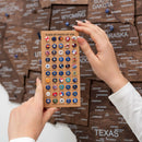 Wooden 3d Map of USA - Dark Walnut by Enjoy The Wood