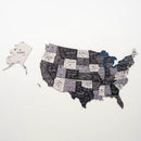 Wooden 3d Map of USA - Nordik by Enjoy The Wood