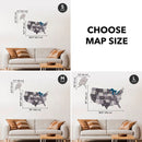 Wooden 3d Map of USA - Nordik by Enjoy The Wood