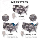 Wooden 3d Map of USA - Nordik by Enjoy The Wood