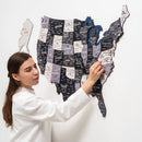 Wooden 3d Map of USA - Nordik by Enjoy The Wood