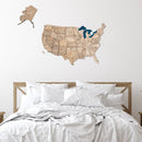 Wooden 3d Map of USA - Terra by Enjoy The Wood