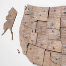 Wooden 3d Map of USA - Terra by Enjoy The Wood