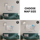 Wooden USA Map