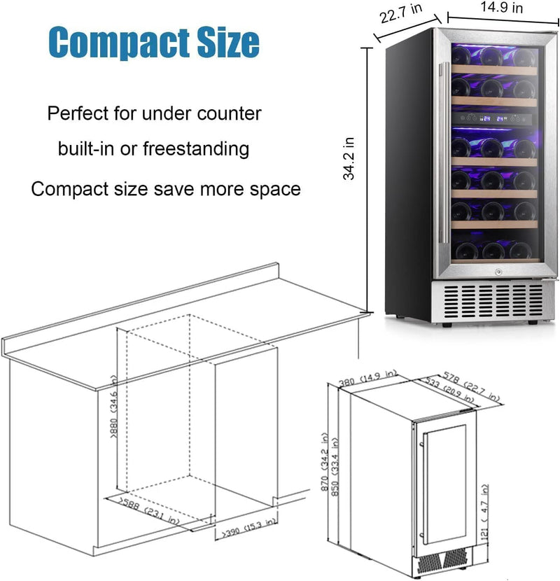 15 Inch  Beverage Refrigerator W5185B