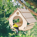 GobekUsa Wooden Bird Feeders - DIY Outdoor Aviary
