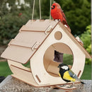 GobekUsa Wooden Bird Feeders - DIY Outdoor Aviary