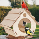 GobekUsa Wooden Bird Feeders - DIY Outdoor Aviary