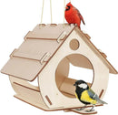 GobekUsa Wooden Bird Feeders - DIY Outdoor Aviary