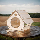 GobekUsa Wooden Bird Feeders - DIY Outdoor Aviary