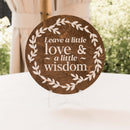 Memory Sign Acrylic Circle