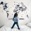 Bundle: Colored Map and Flags Pins