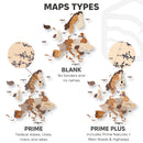 3D Europe Wooden Map Multicolor