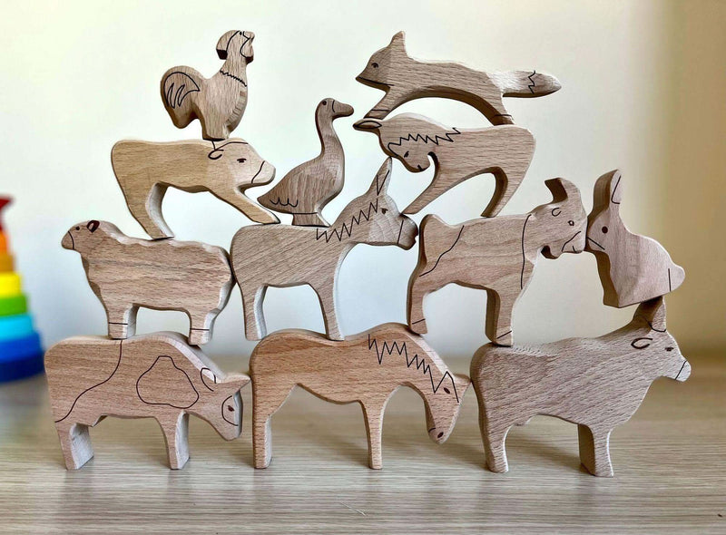 Wooden Farm Animals Set, photo 3 of 13