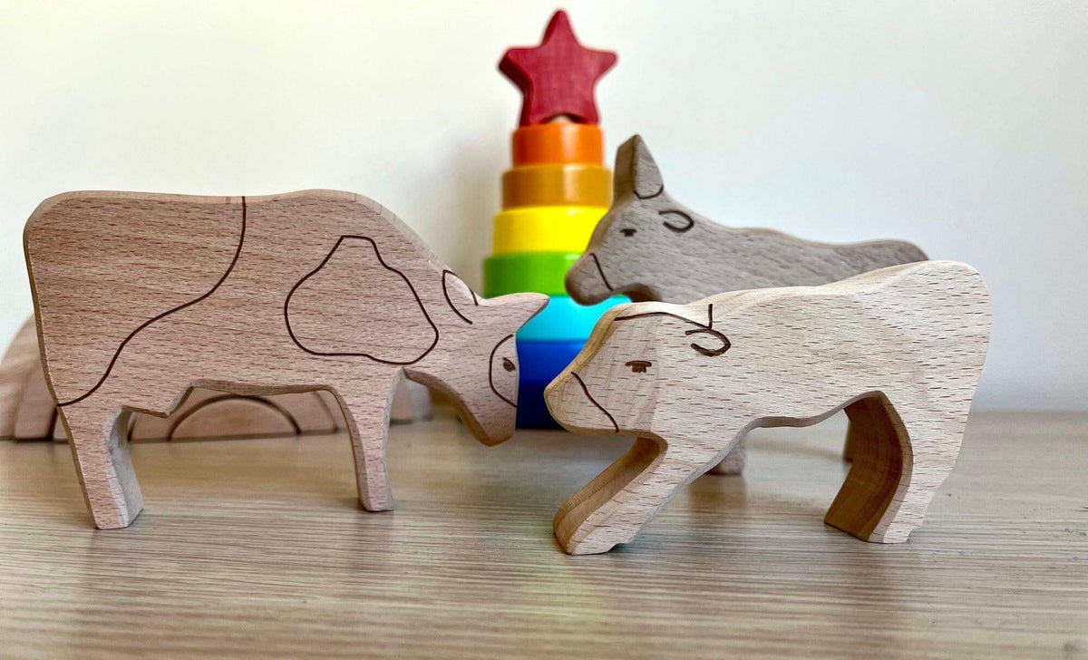 Wooden Farm Animals Set, photo 8 of 13