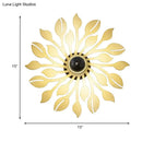 GobekUsa Wooden Floral Wall Sconce: Simple Style, 1 Head Beige Lighting Fixture for Bedroom