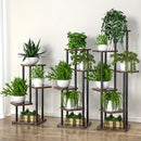 GobekUsa Wooden Flower Plant Stand Shelf - 4/5/6 Tier