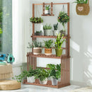 GobekUsa 3-Tier Wooden Hanging Plant Stand
