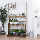 GobekUsa 3-Tier Wooden Hanging Plant Stand