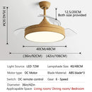 GobekUsa DC Motor Ceiling Fan Light with Remote Control for Home, Bedroom, and Living Room