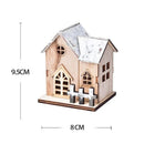 GobekUsa Wooden LED Light House Christmas Decorations