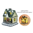 GobekUsa Wooden LED Light House Christmas Decorations