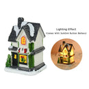 GobekUsa Wooden LED Light House Christmas Decorations