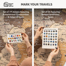 Wooden Map of Spain – Multicolor