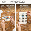 Wooden Map of Spain – Oak
