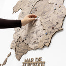 Wooden Map of Spain – Terra