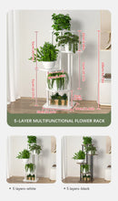 GobekUsa Wooden Plant Stand Shelf Tiered Flower Pot Display