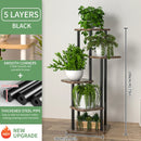 GobekUsa Wooden Plant Stand Shelf Tiered Flower Pot Display