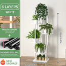 GobekUsa Wooden Plant Stand Shelf Tiered Flower Pot Display