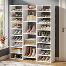 59"H Shoe Rack, Freestanding Shoe Organizer with 23 Storage Shelves